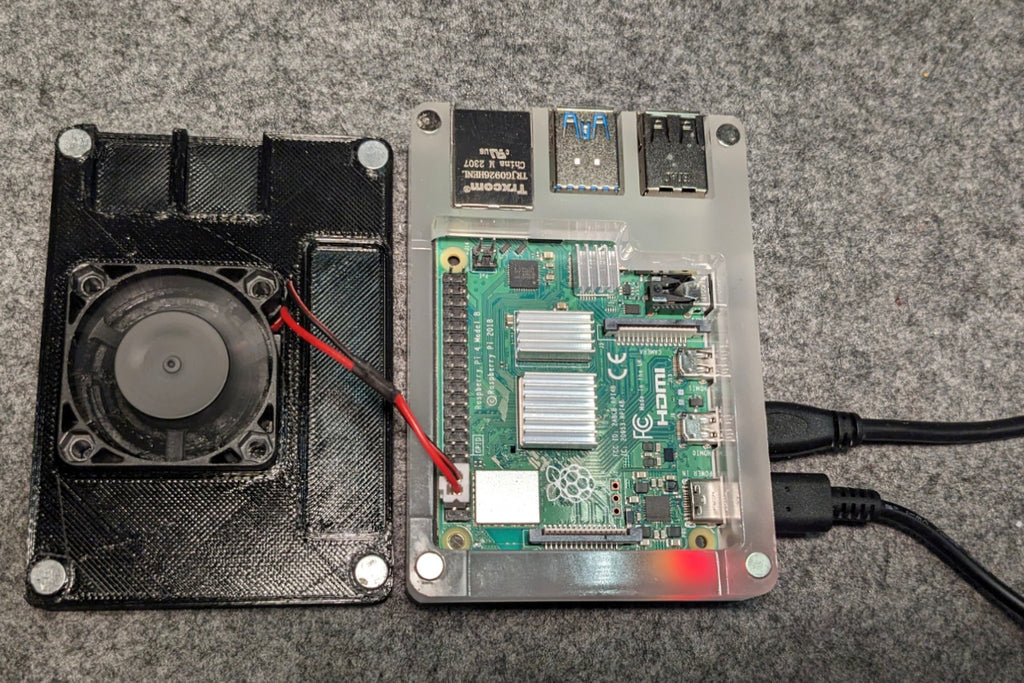 Raspberry Pi - Joy-it Case Lid Mod For 40mm Fan
