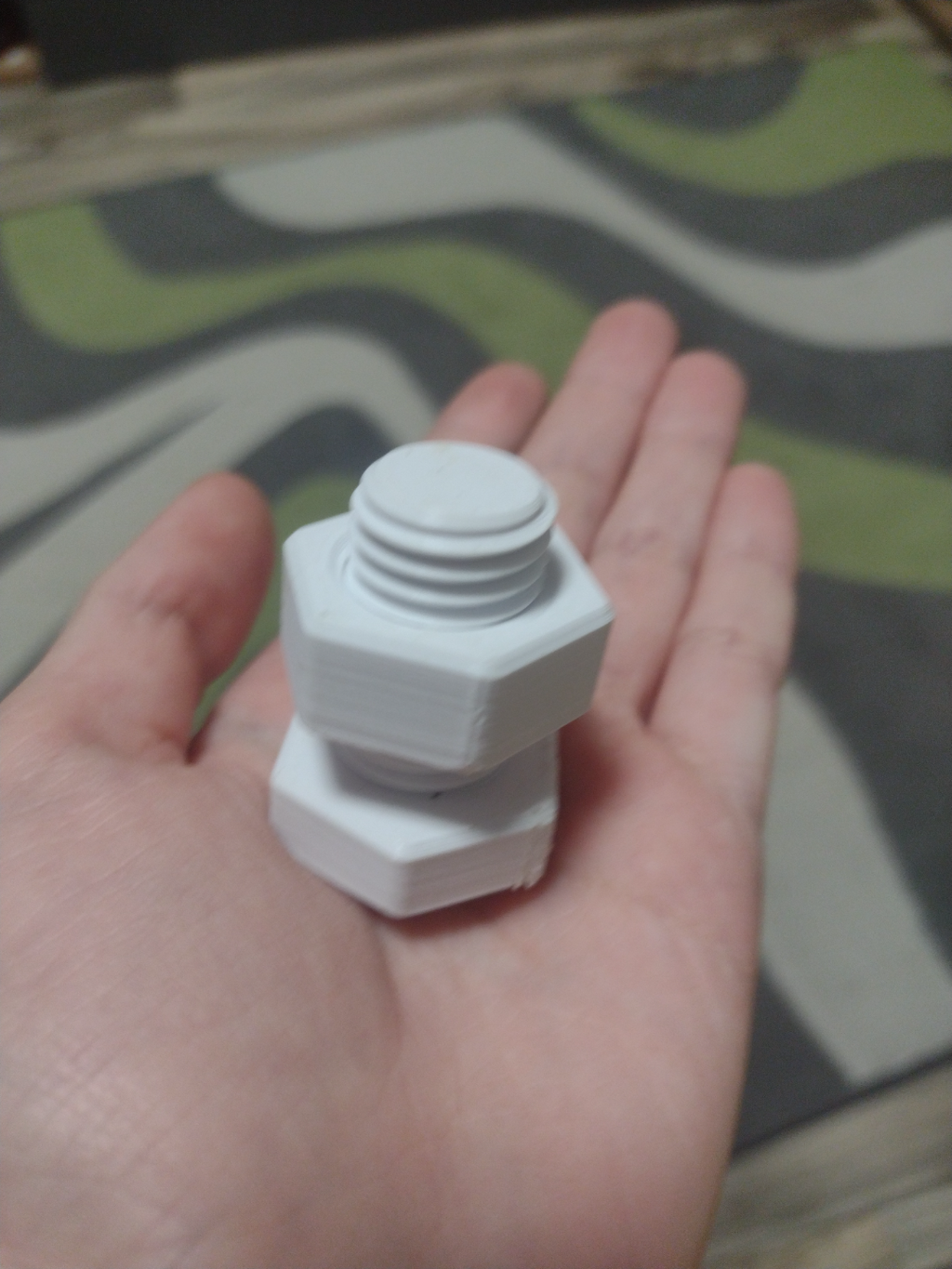 Screw and nut test model