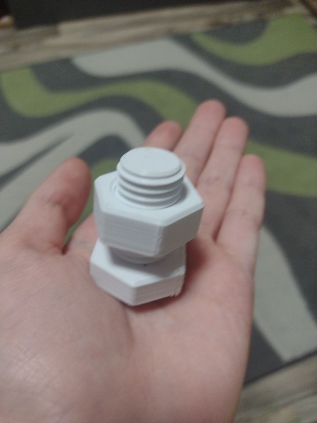 Screw and nut test model