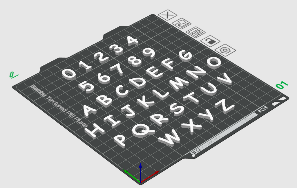 Alphabet Letters & Numbers - Comic Sans MS