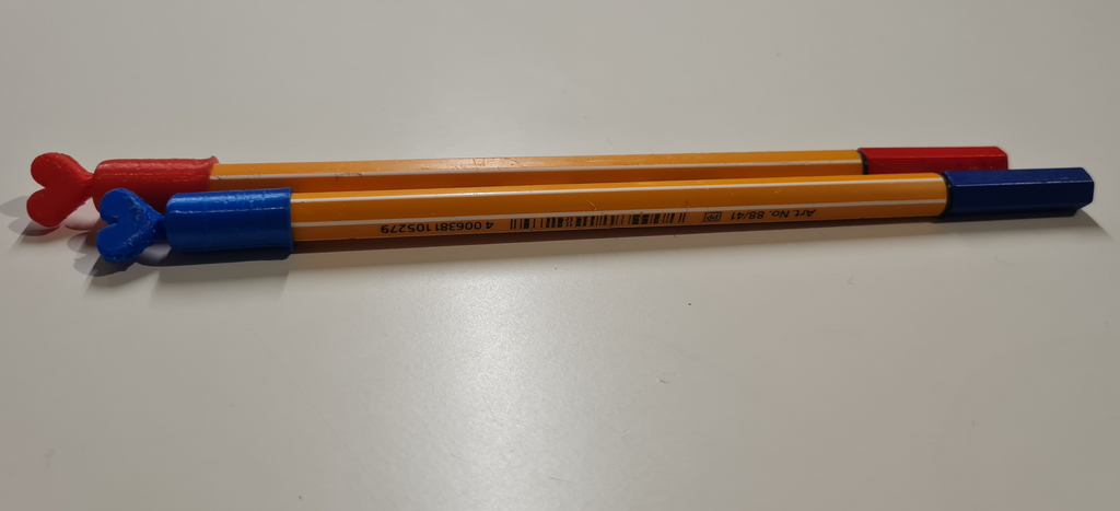 Pen Cap Heart (Topper)