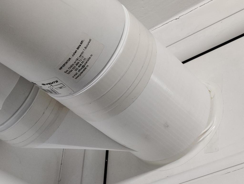 Ventilation Splitter 100mm/125mm to 125mm