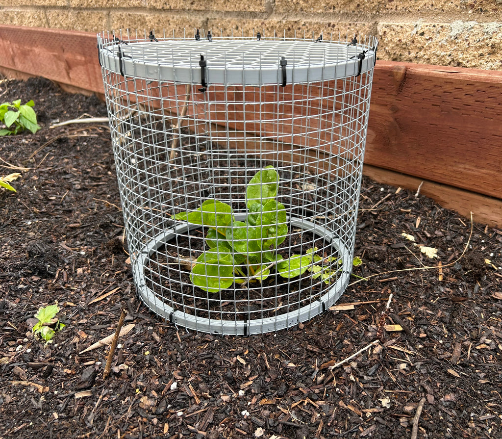 Plant cage ends (cylinder version)