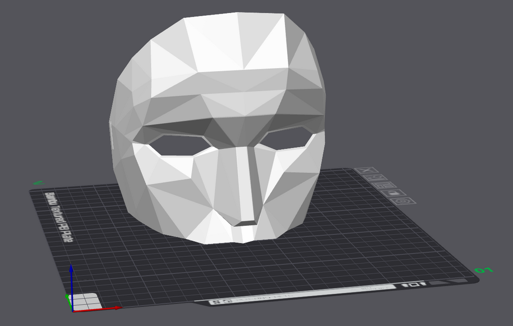 Squid Game - Front Man Mask - Half - Free Mouth