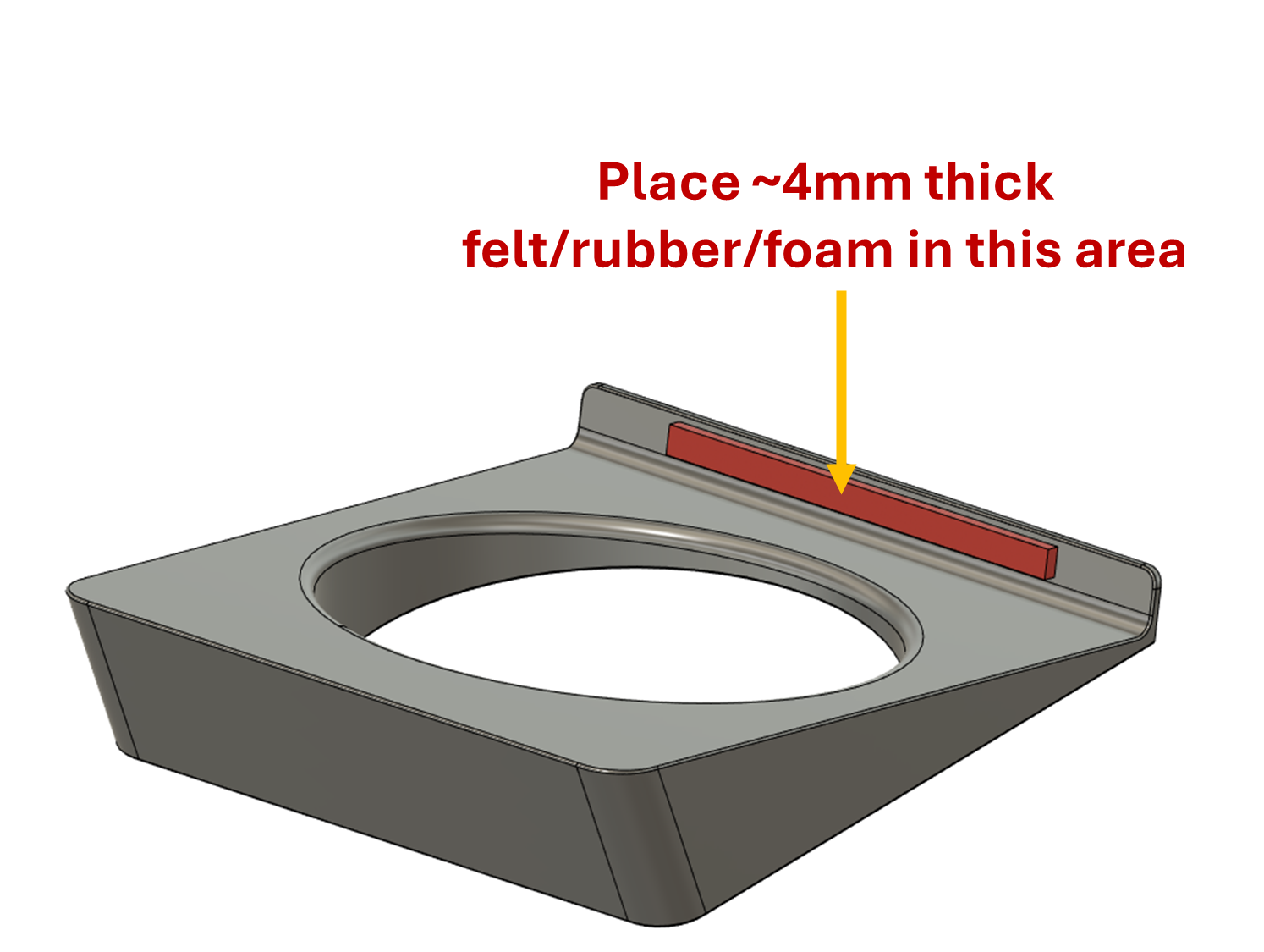 Angled Riser for Neumi BS5 Bookshelf Speakers