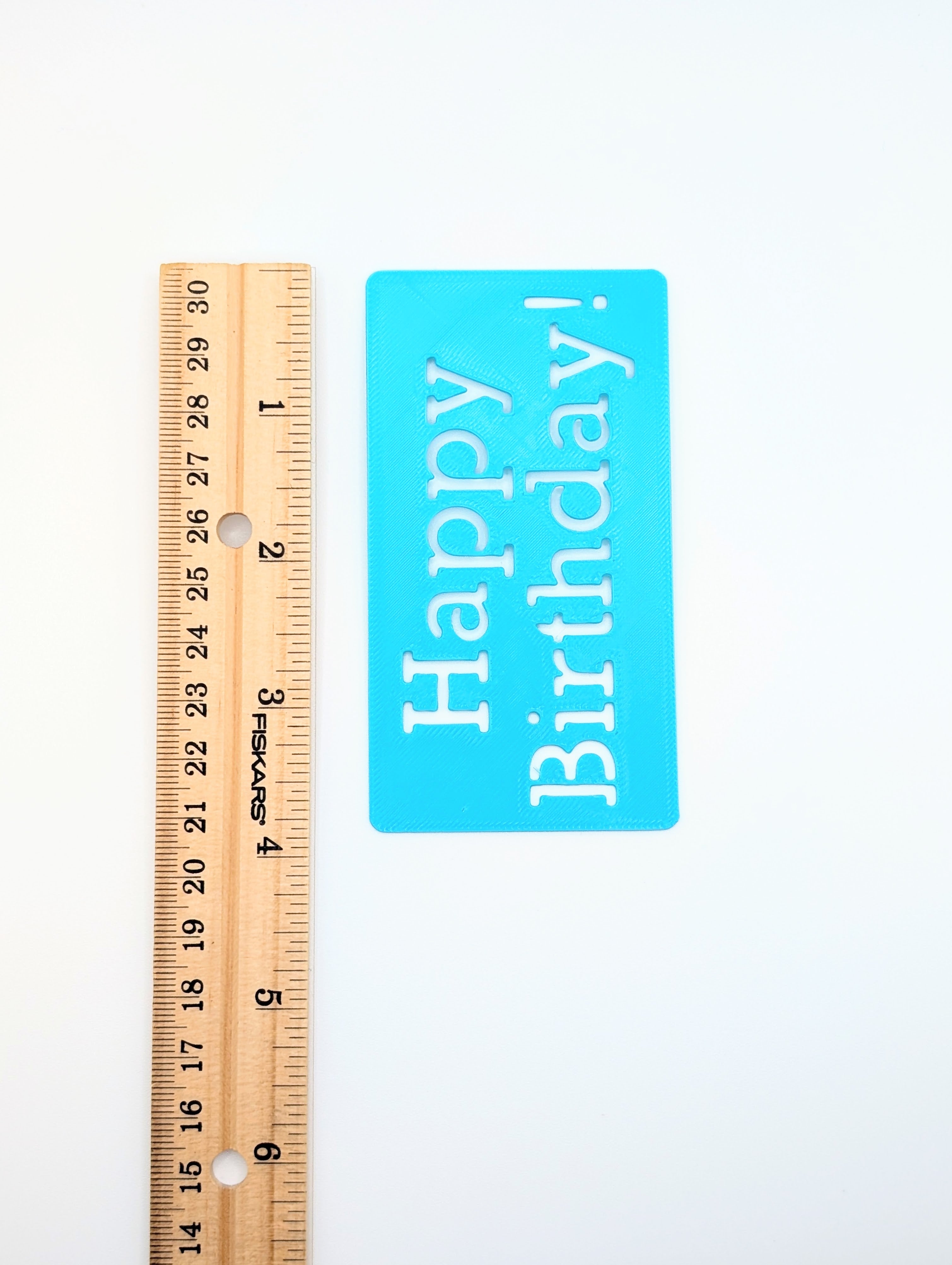 Happy Birthday Stencil, Slab Serif Font