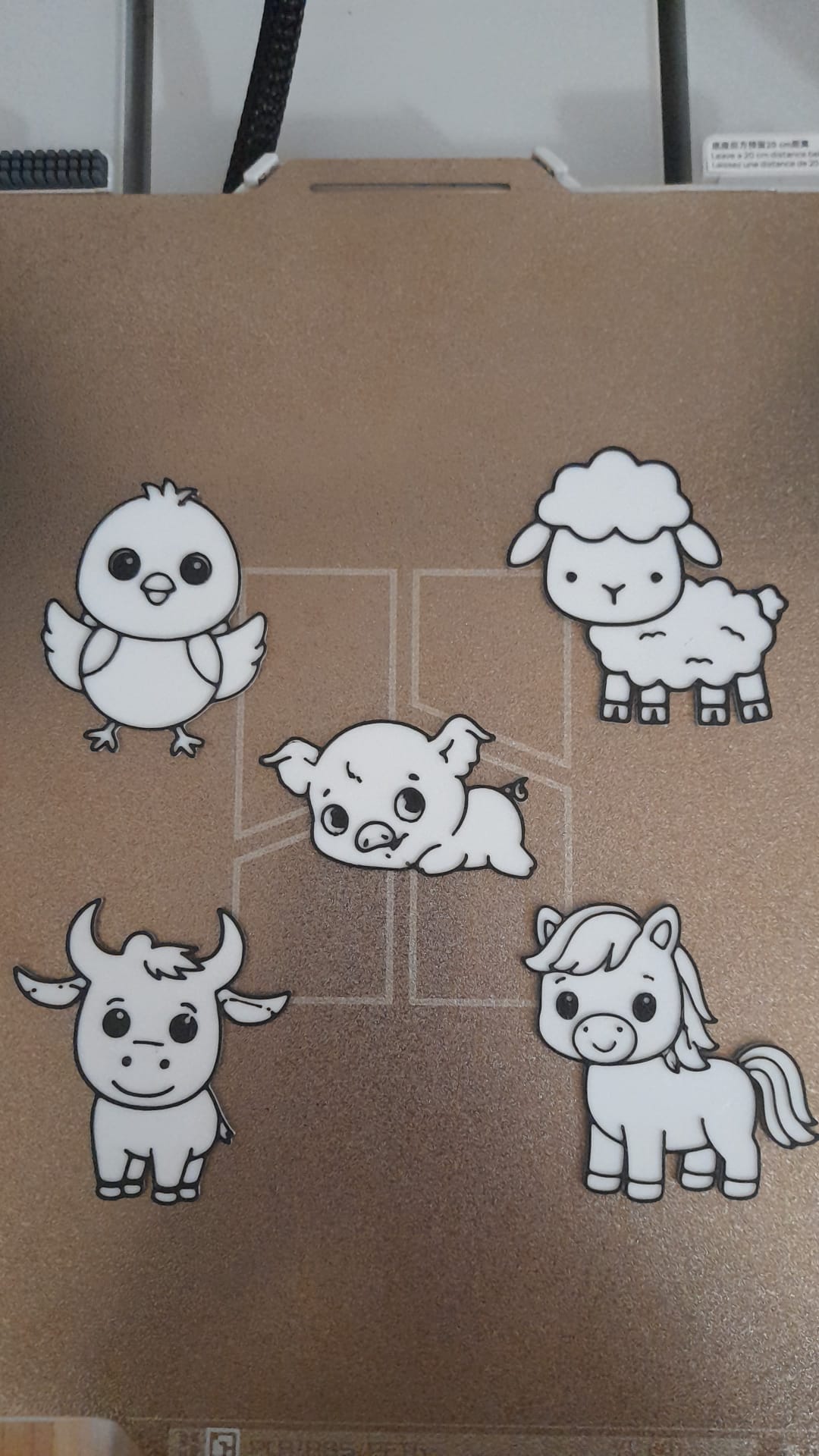 Kit para pintura - Animais da Fazenda