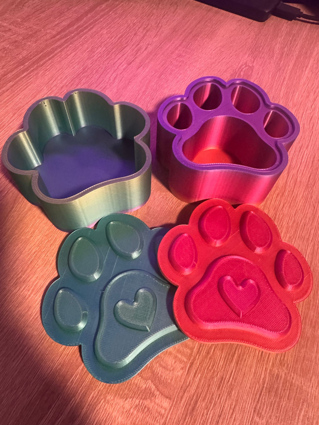 Pfoten Dose für Schmuck oder Leckerchen