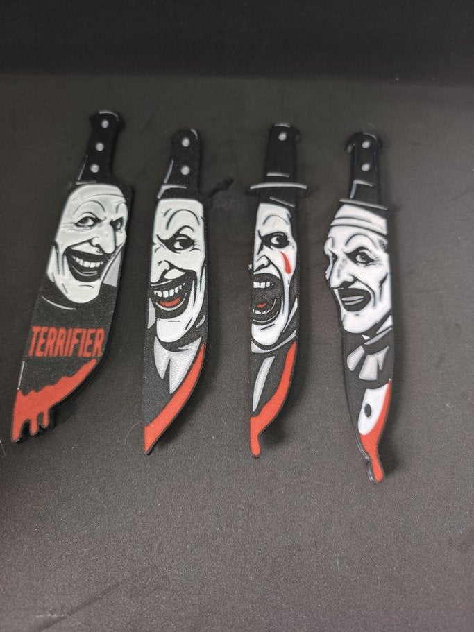 Terrifier Horror Knives Wallart
