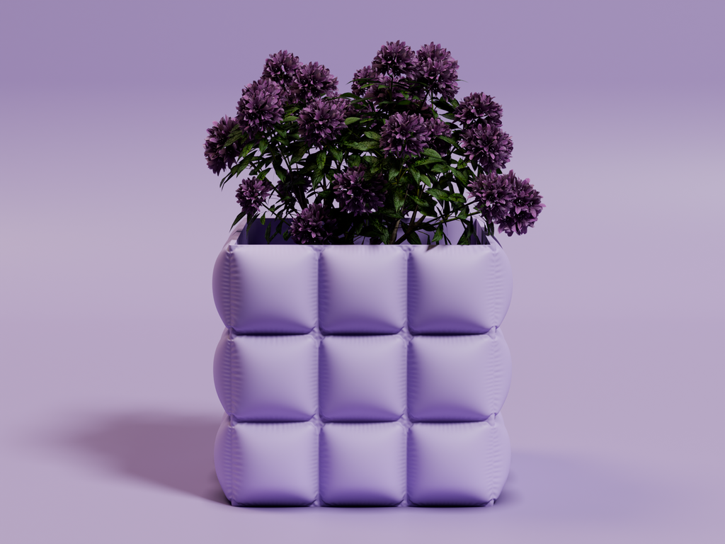 Cloth Plant Pot - The Rubix (Com. Lic.)