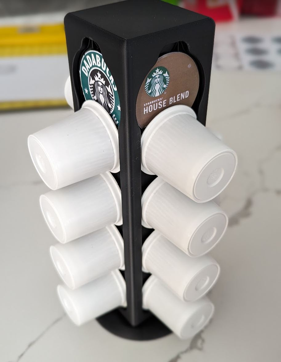 K Cup Rotatable Organizer -Remix with Label Magnet