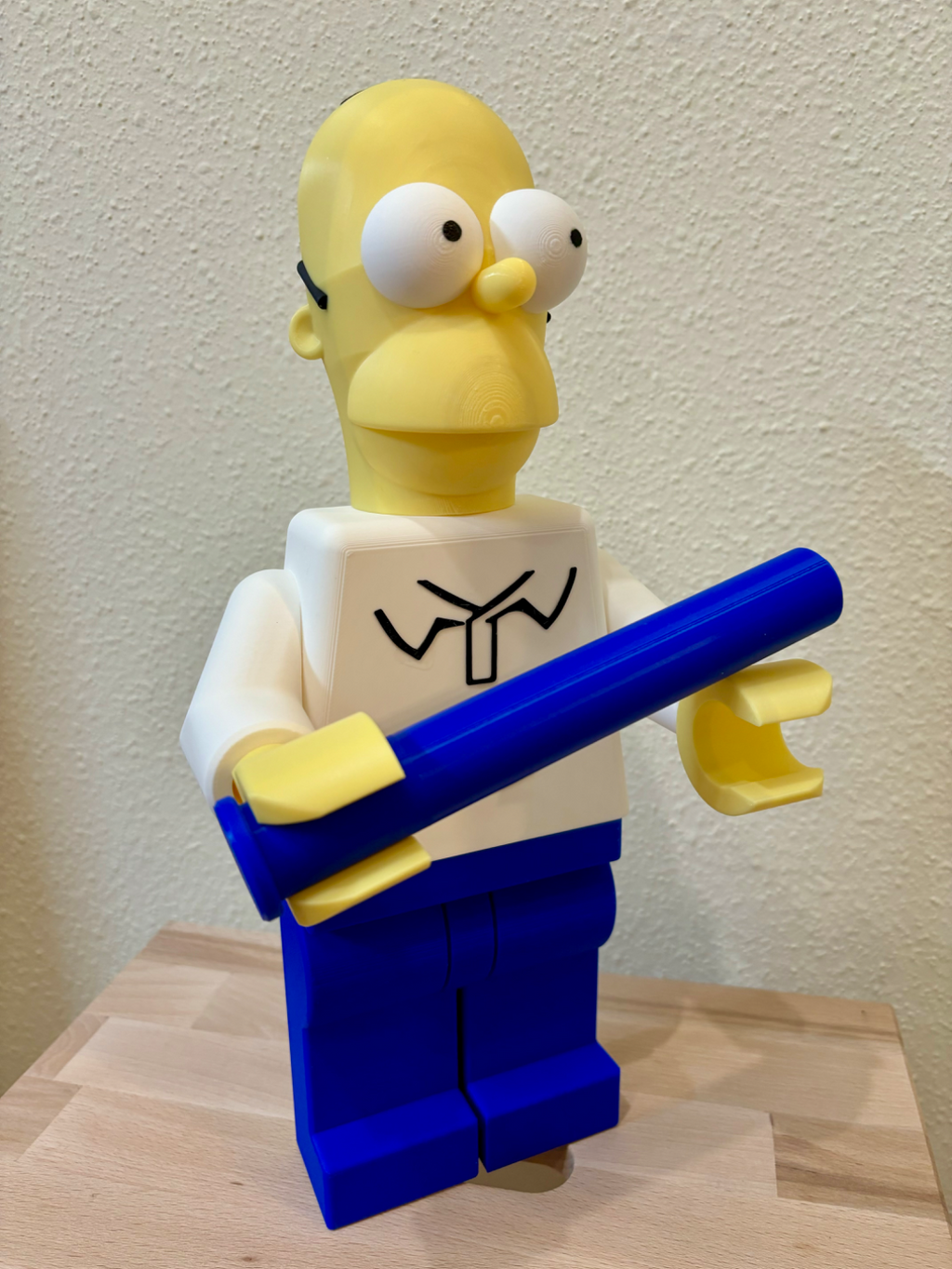 Homer Simpson Brick Toilet Paper Holder