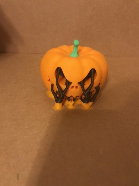 3 color Halloween pumpkin 0.25mm (pla)