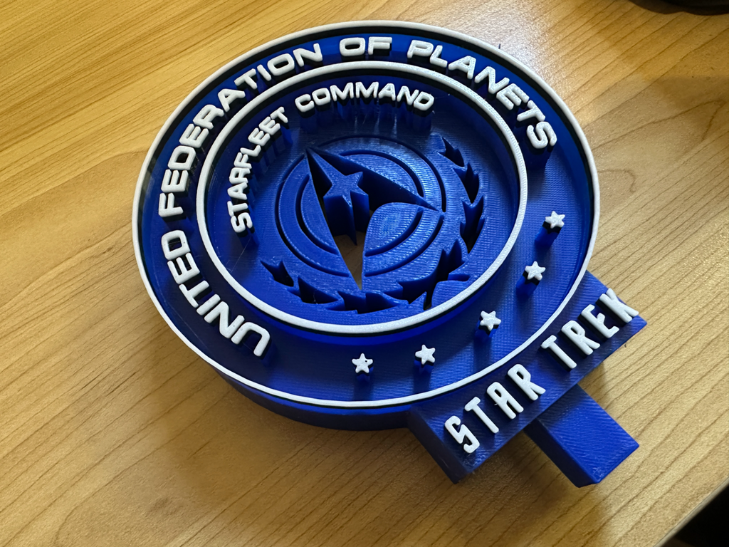 Star Trek Headphone Stand Blue/White/Black Remix