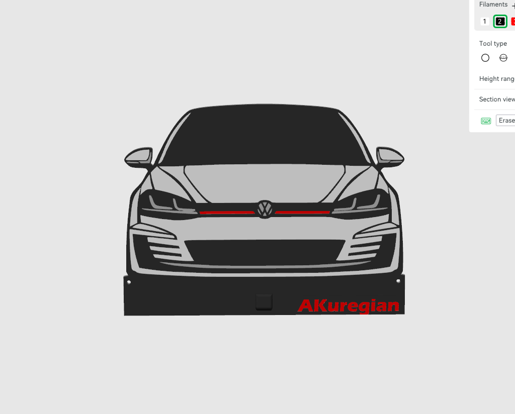 MK7 GTI Key Hanger