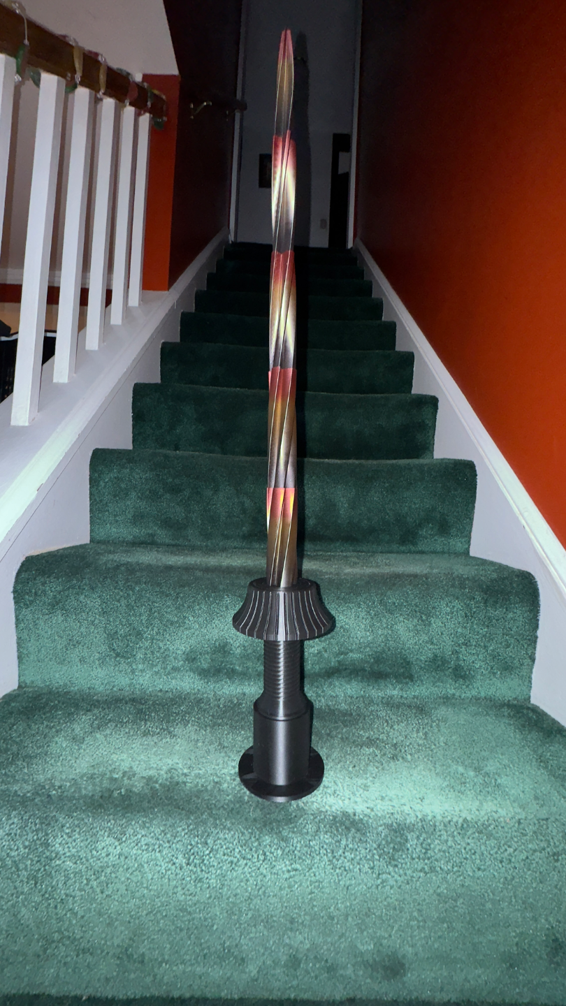 Multi Color Drill Sword with new cap and stand