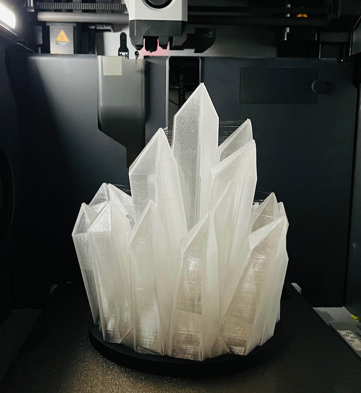 Crystal Cluster Lamp
