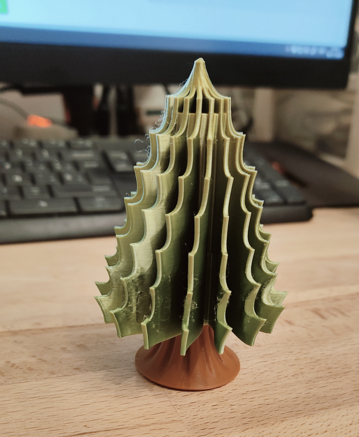 Helical Christmas Tree