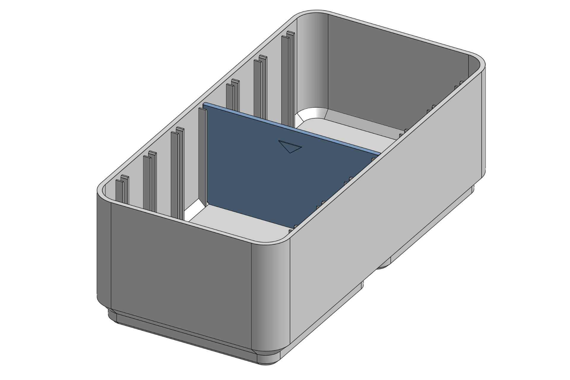 Parametric Gridfinity Bin with Dividers
