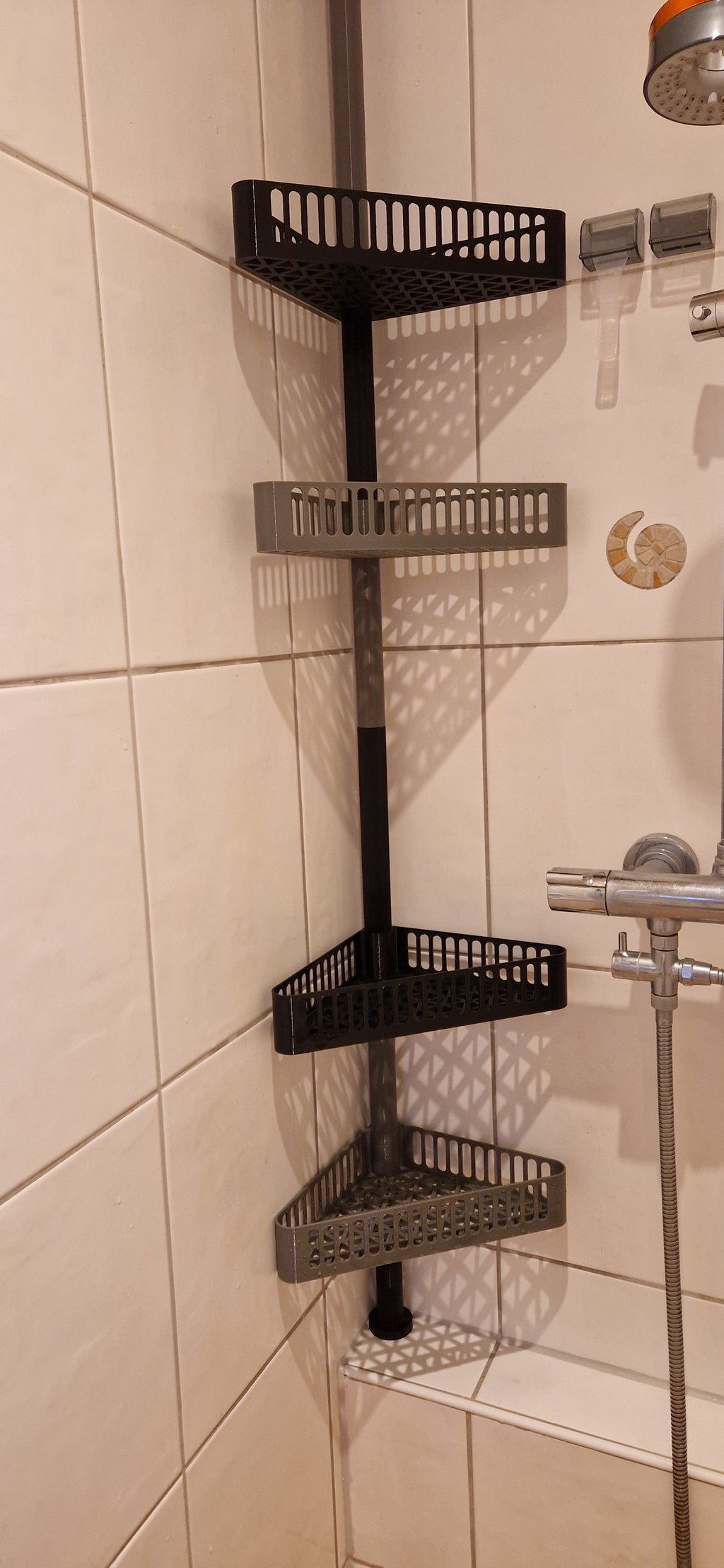 Dusch Stangen Teleskop Korb