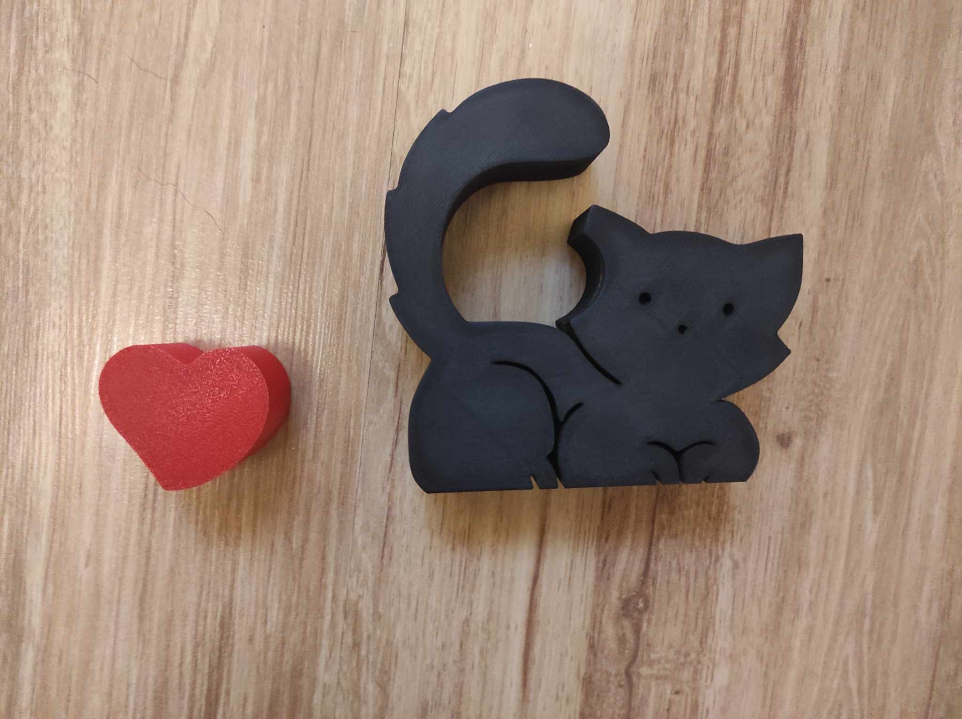 Cat with Heart Puzzle