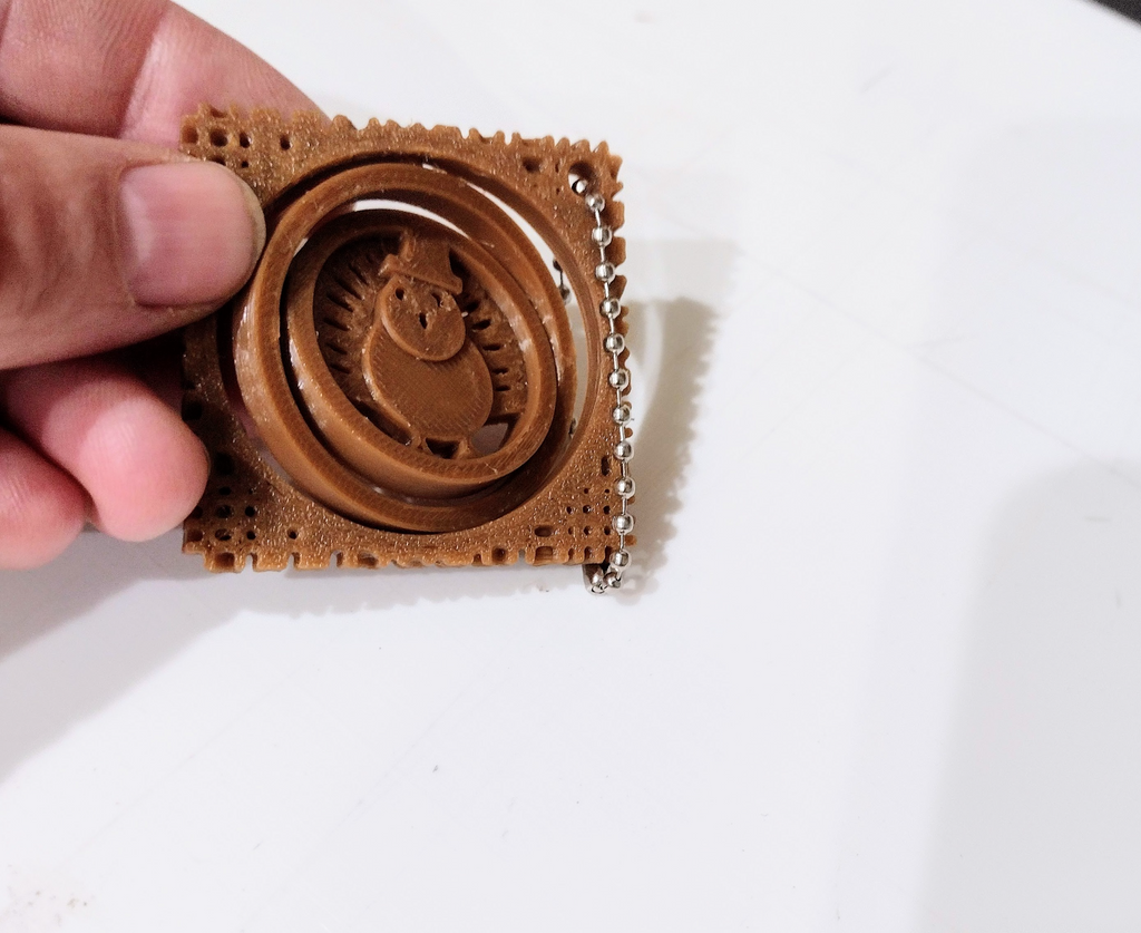 Turkey Gimbal Keychain