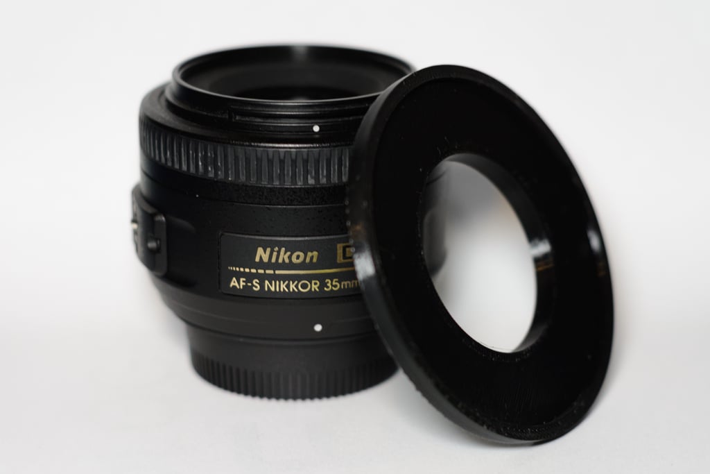 Customizable filter step-up ring