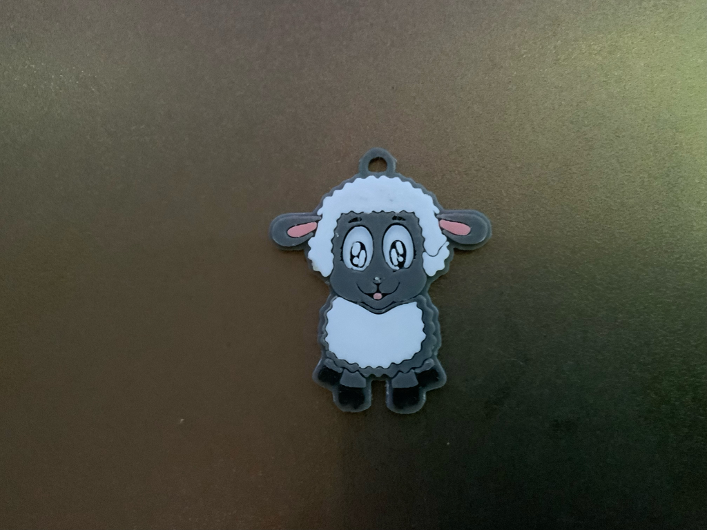 cute animal,shawn the sheep keychain / necklace charm (free for commercial use)