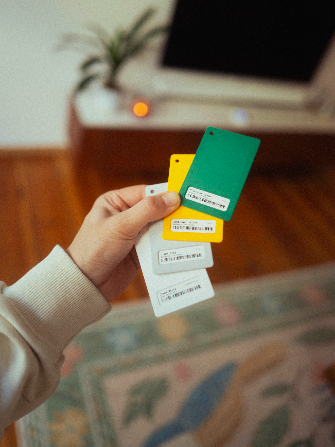Credit Card-Sized Filament Color Swatch