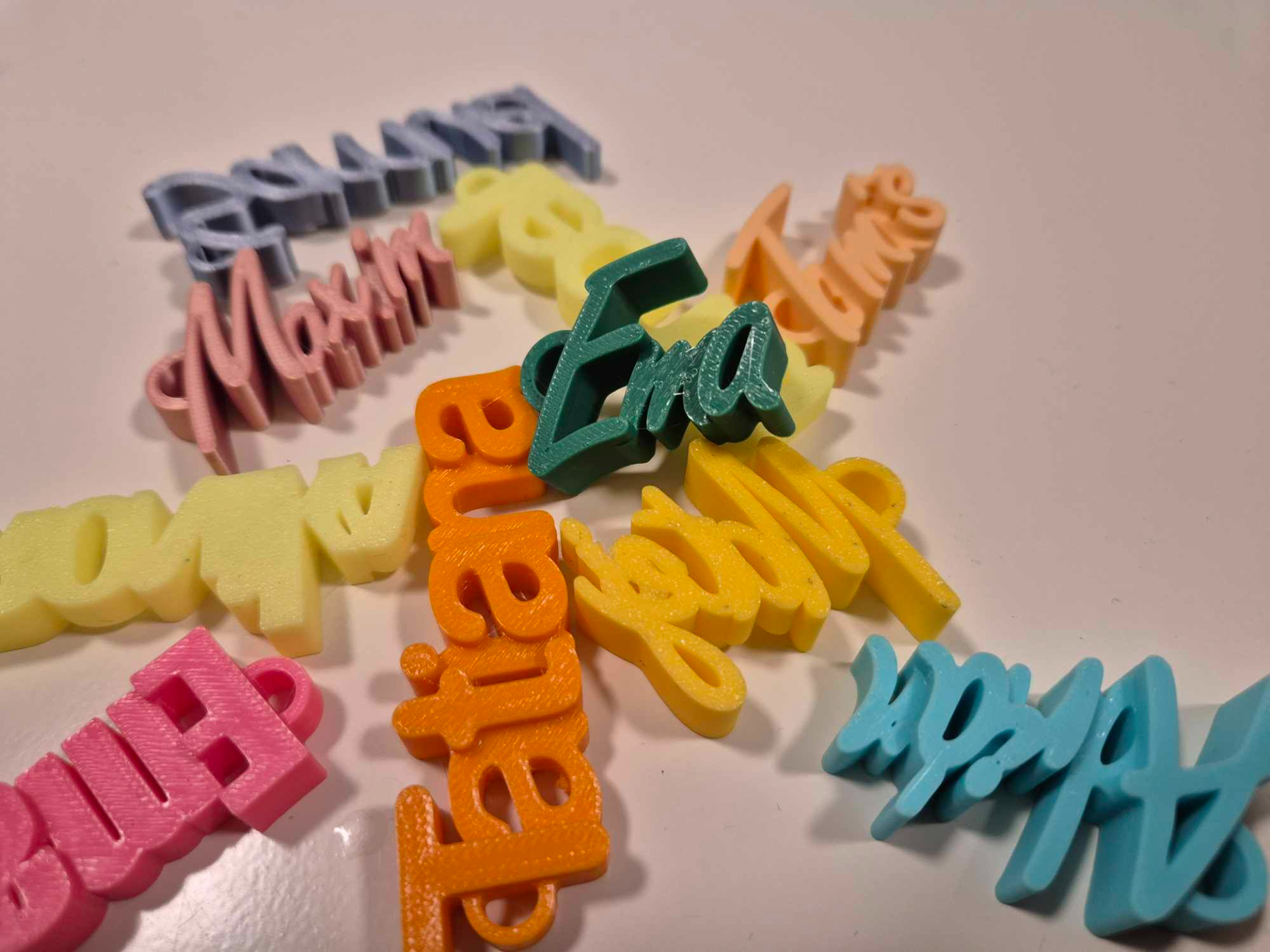 Keychain with names