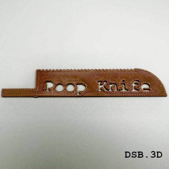 Poop Knife Travel Kit Card