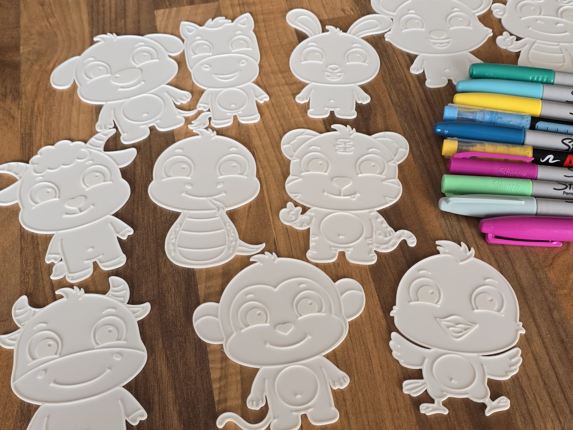 Cute Animal Friends Coloring Set Craft Creative