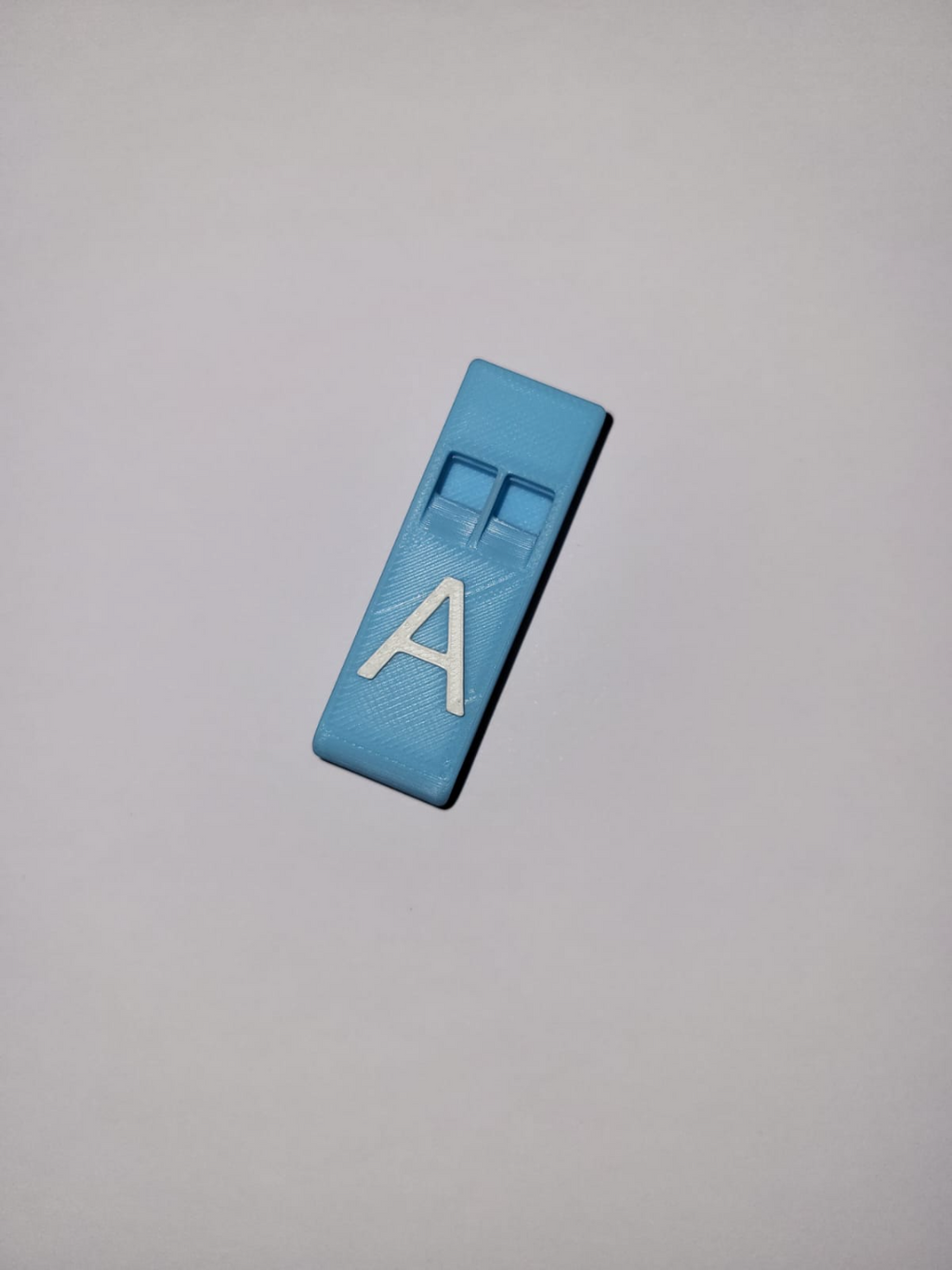 Whistle with letter A