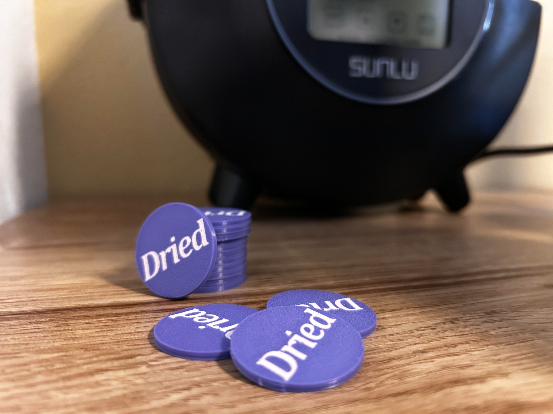 Dried token