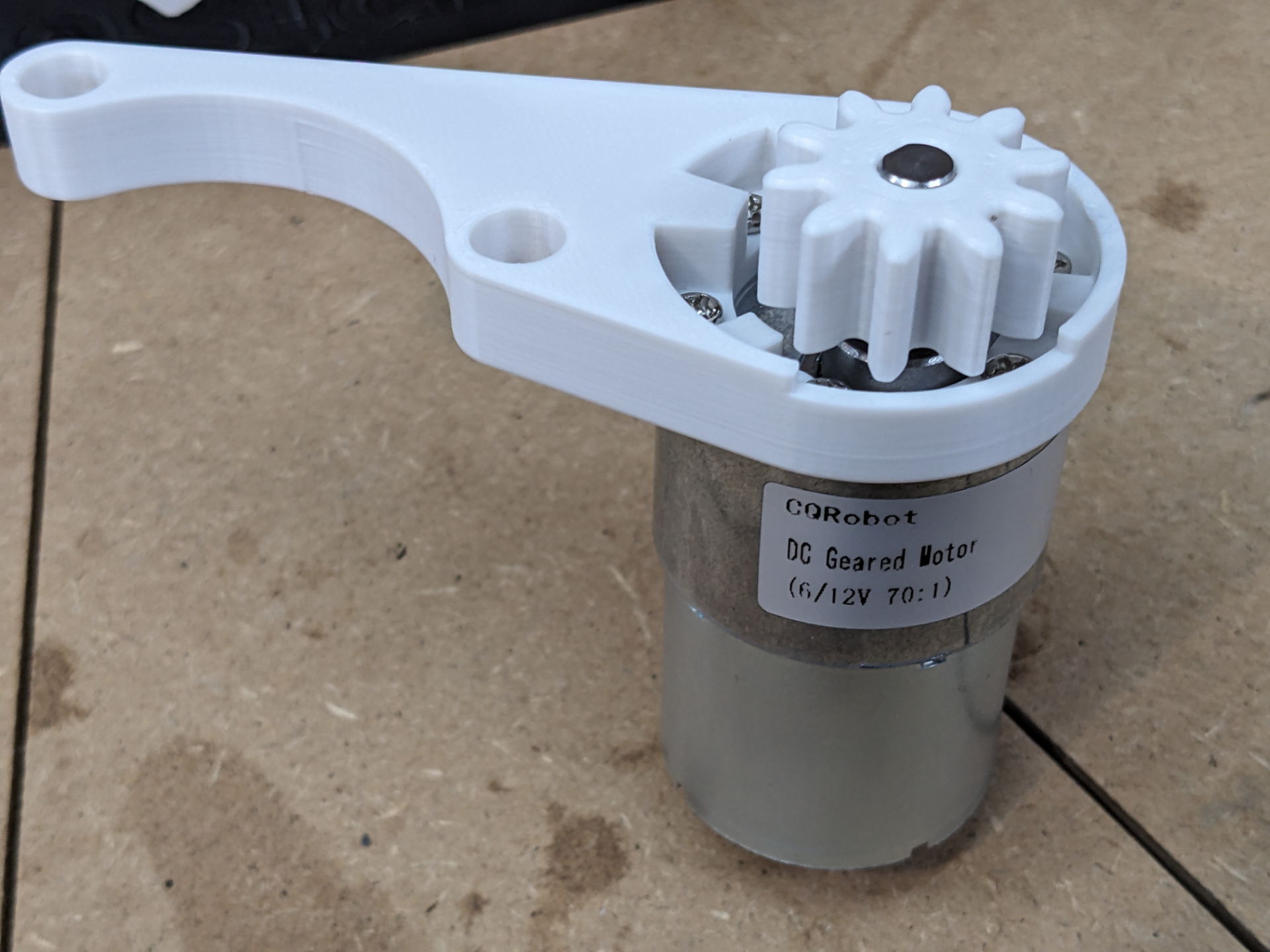 Pastamatic - stiffer 37mm mount for geared DC motor