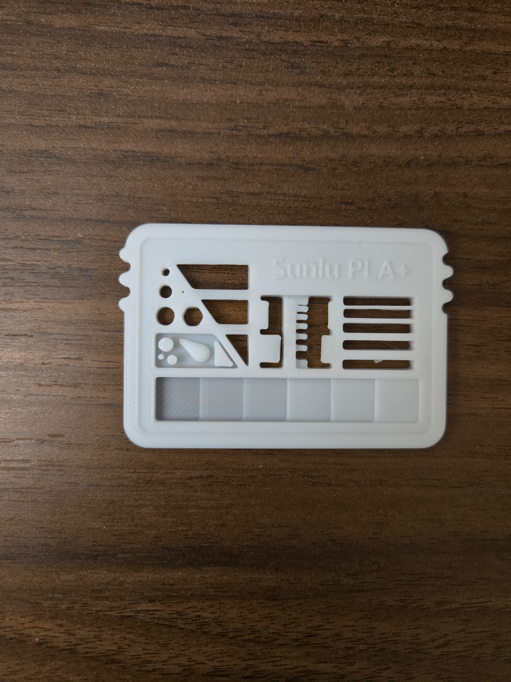 Mini filament swatch test