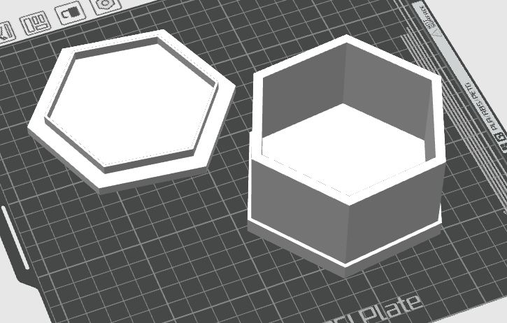 Hex Shaped Box