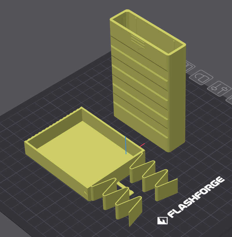 Mechanical Push Latch Box, two parts only