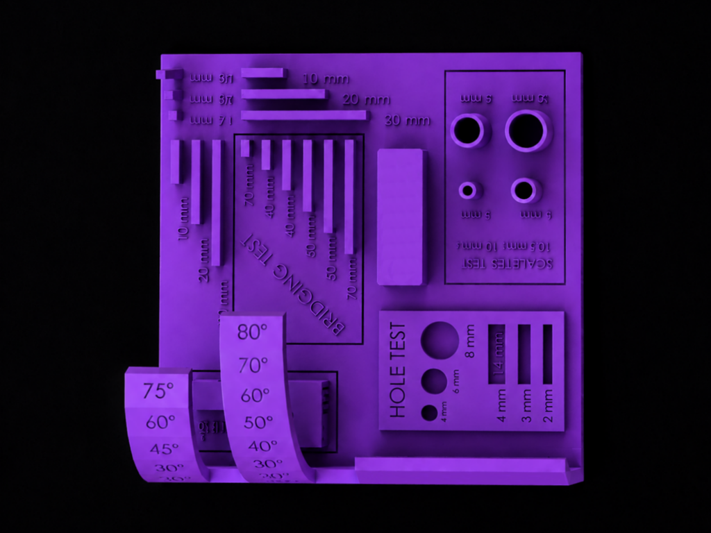 Ultimate 3D Printer Test Plate