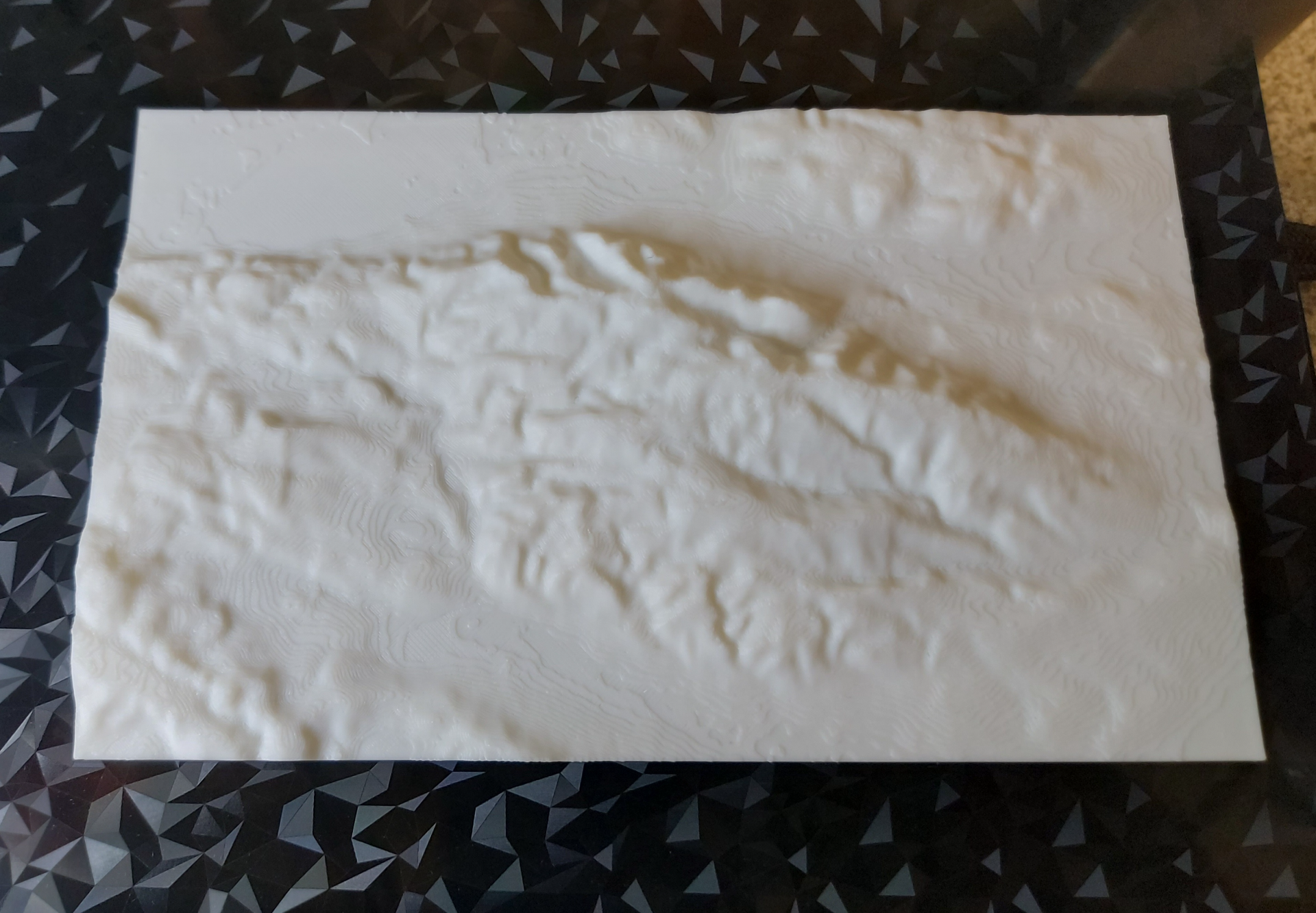 Kyffhäuser Topographie Relief Karte