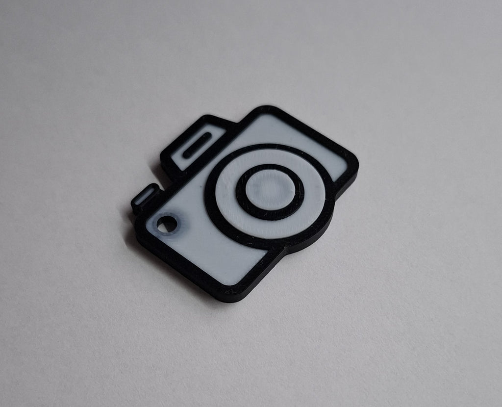 Keychain Camera with pocket for NFC