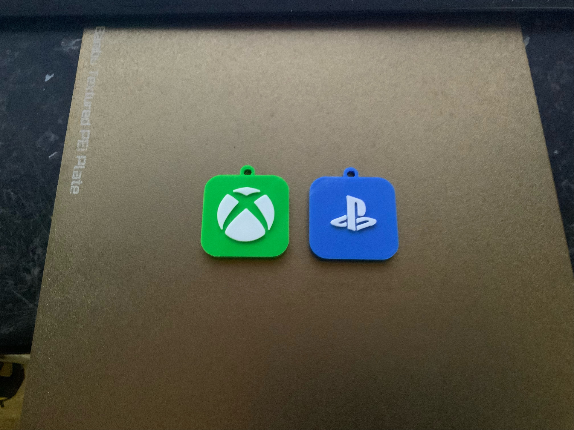 xbox,psx logos keychain/charm (free commercial)