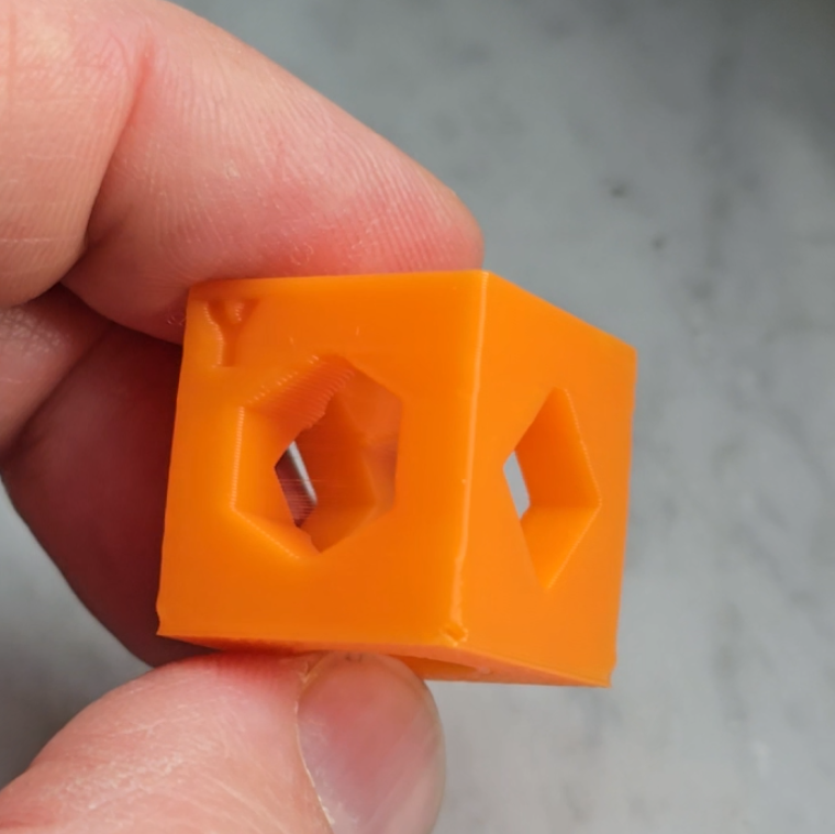 Calibration Cube Hollow by BRI