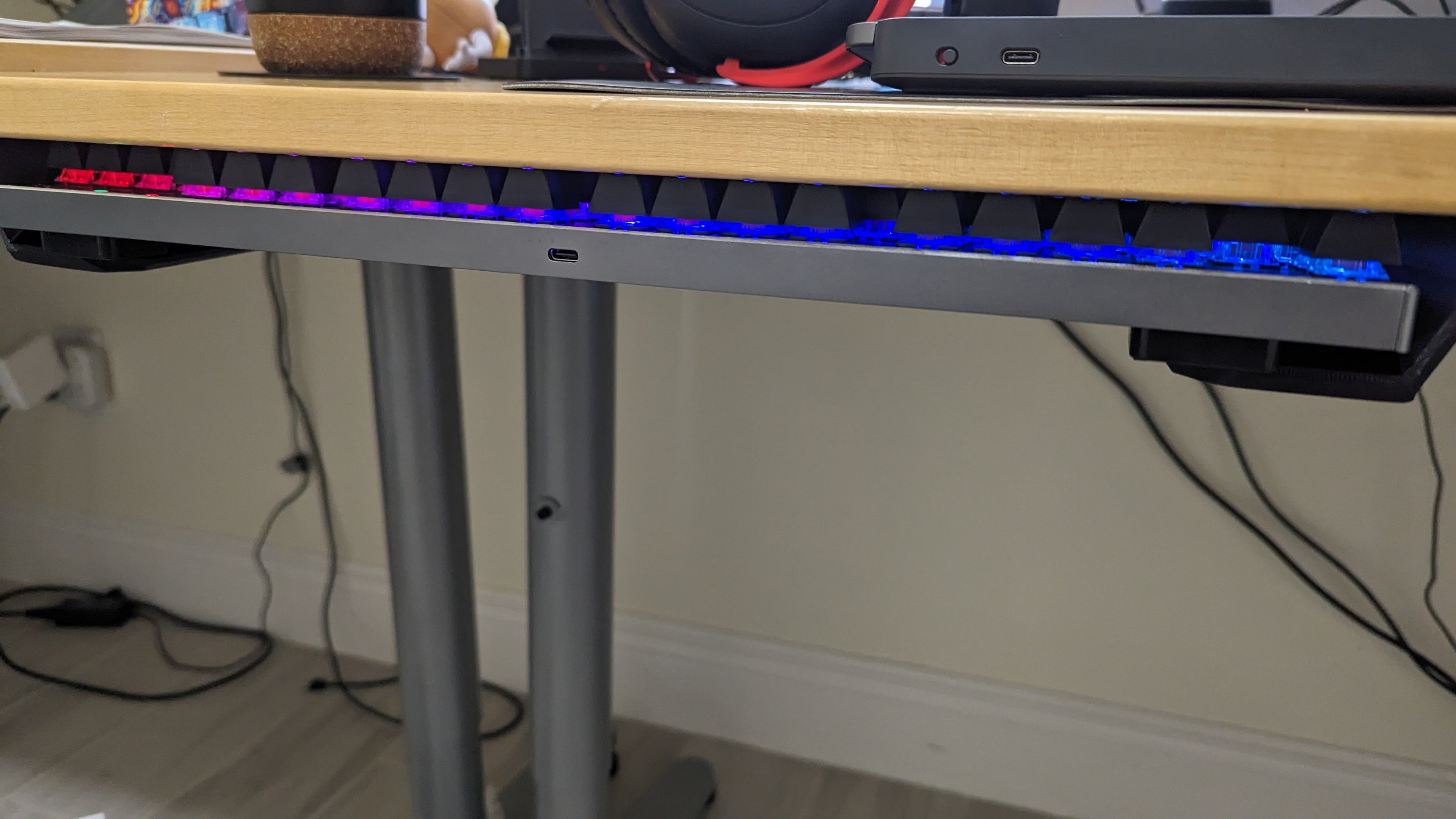 Keyboard Under-Desk Holder for Mechanical/Large Keyboards