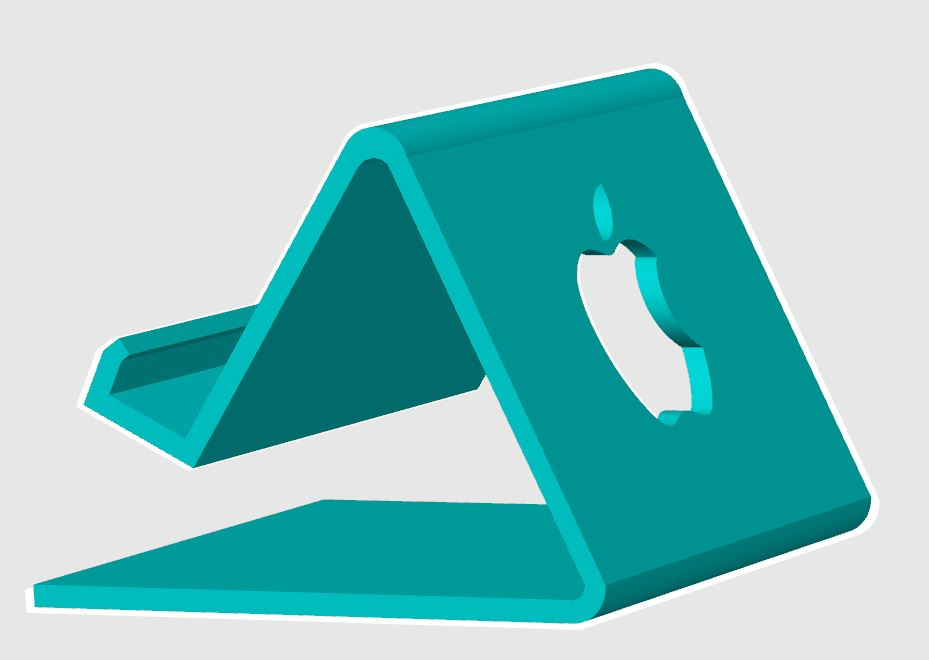 iphone stand with logo
