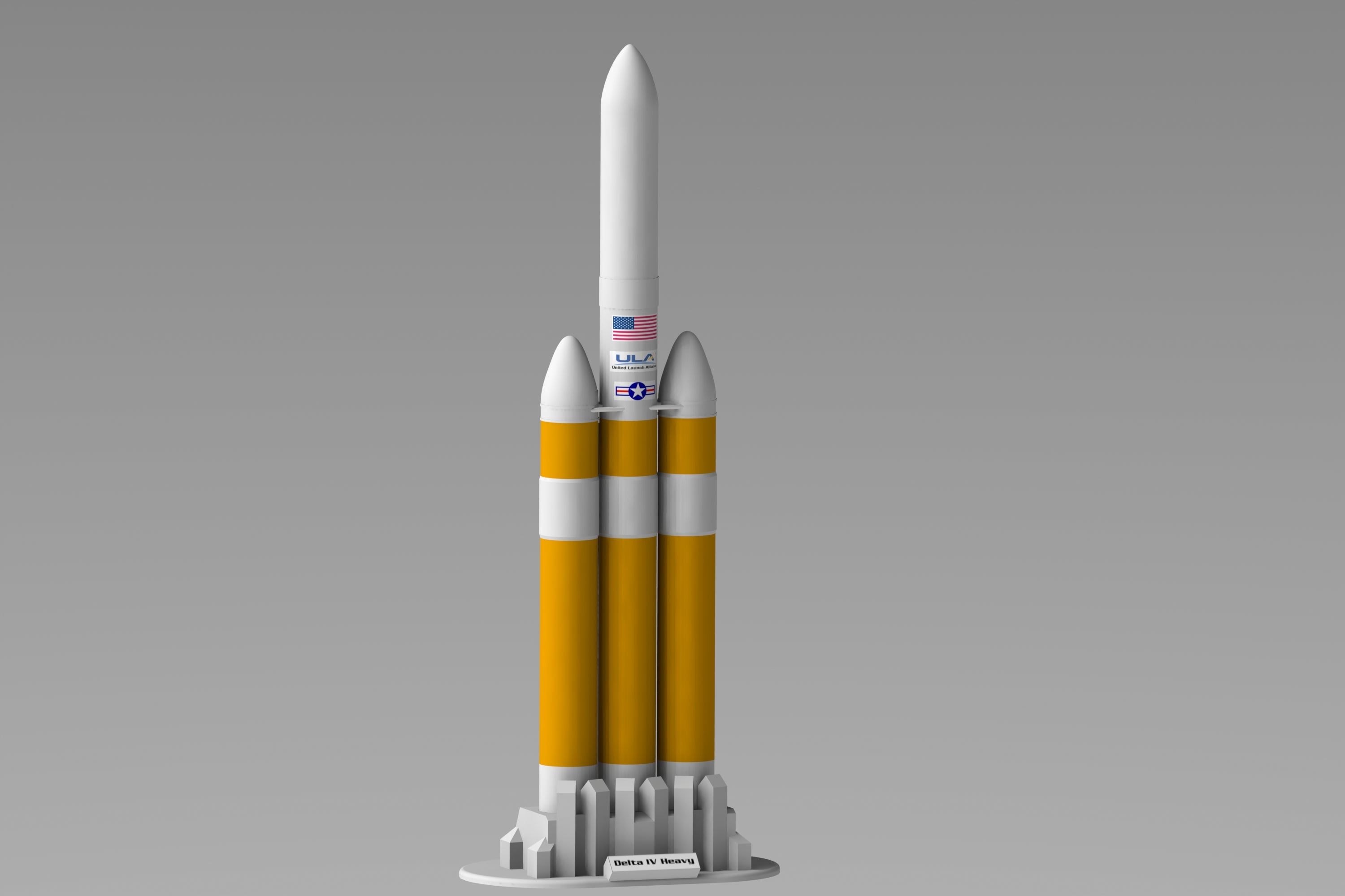 Delta IV Heavy – 1:207 Scale Model (ULA)