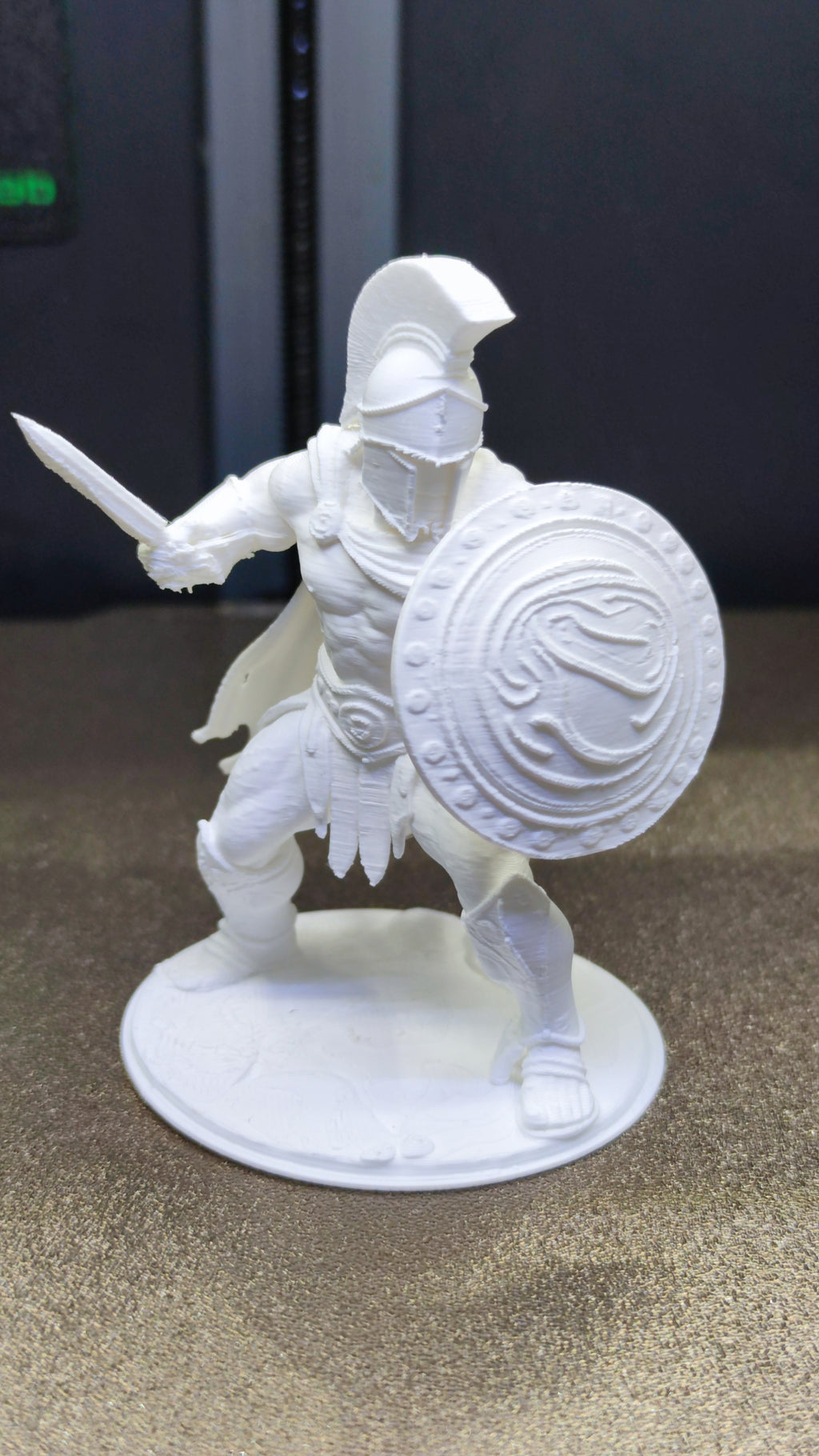Spartan Warrior Miniature – 3D Print Ready Figure