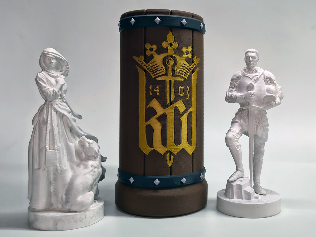 Can Holder – wooden barrel style and KCD logo