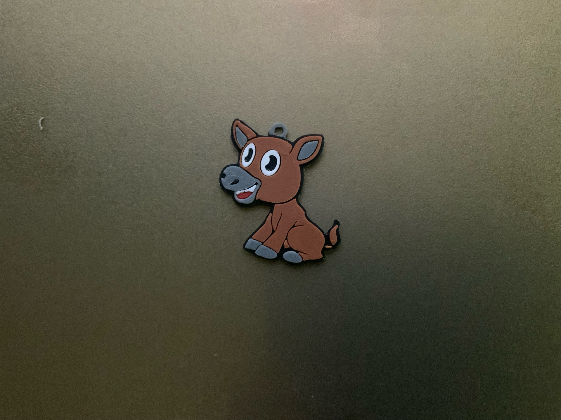 cute animal , dave the donkey multicolor keychain \ necklace charm (free for commercial use)