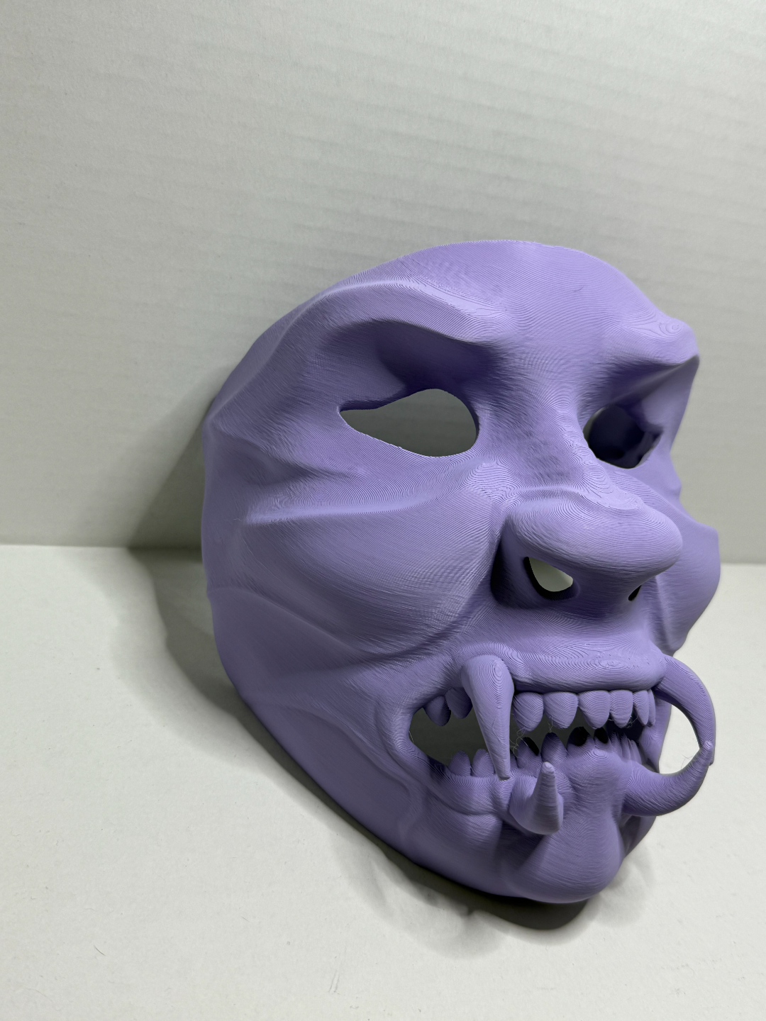 Oni style mask with tusks